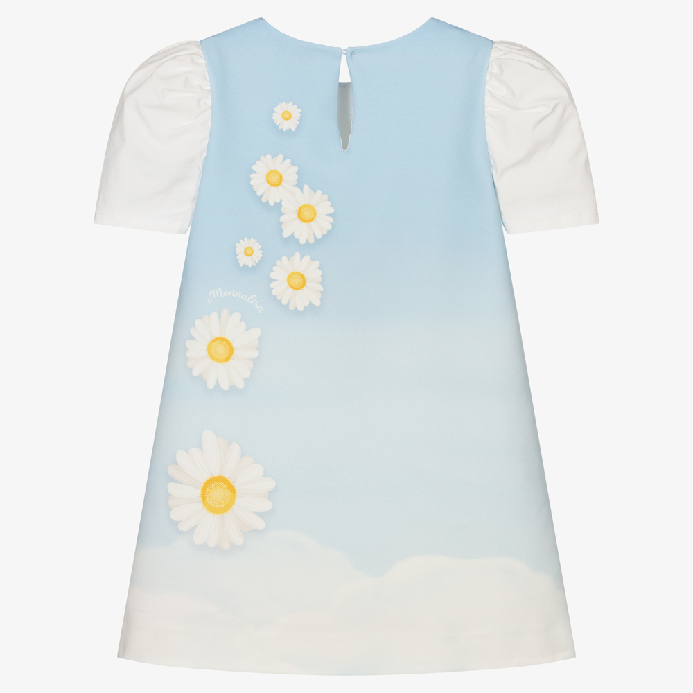 Monnalisa-Голубое платье с облаками и Твити для девочек | Childrensalon Outlet