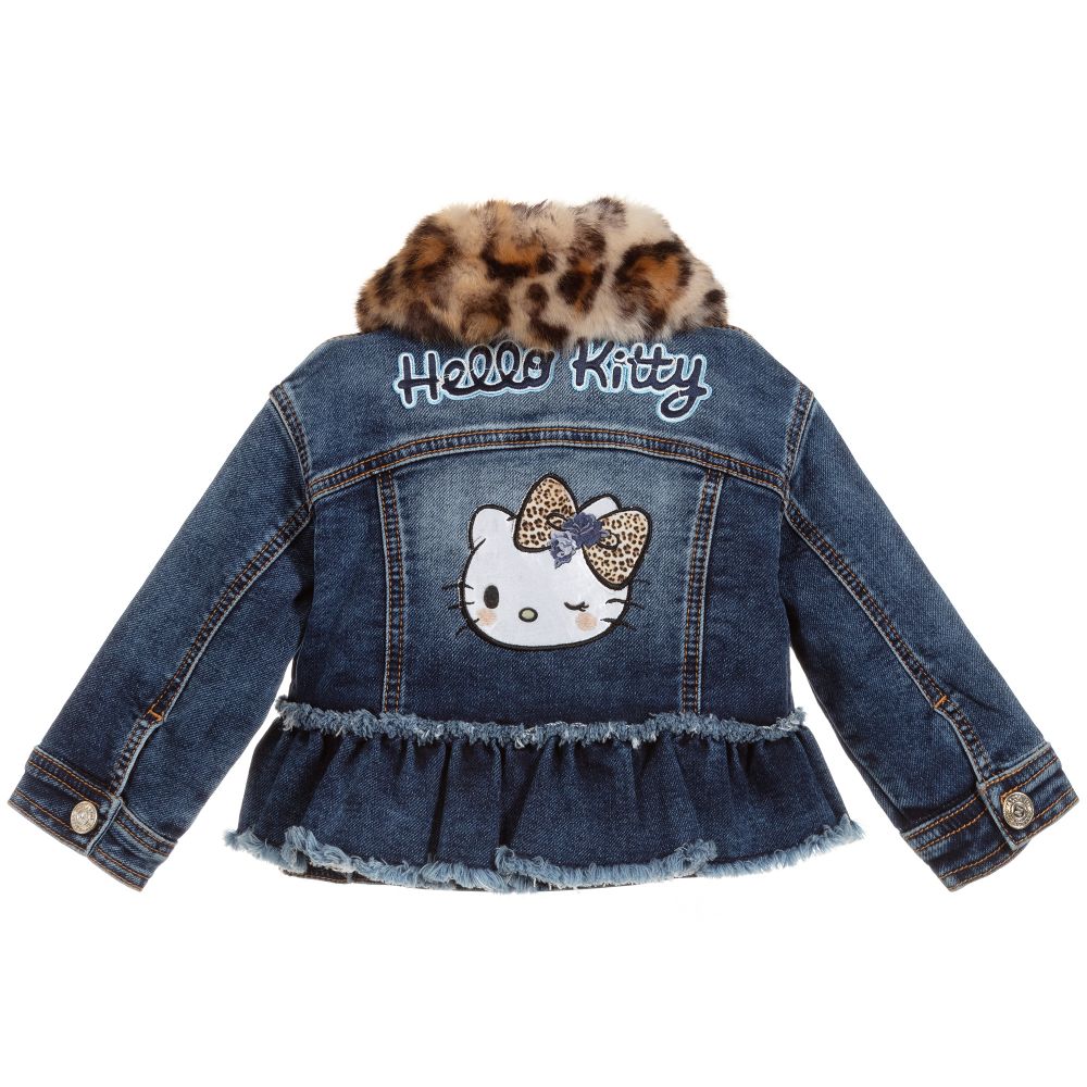 Monnalisa - Girls Blue Denim Jacket 