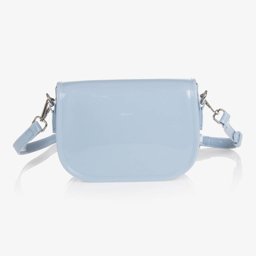 Monnalisa-Голубая резиновая сумка с простежкой (19см) | Childrensalon Outlet