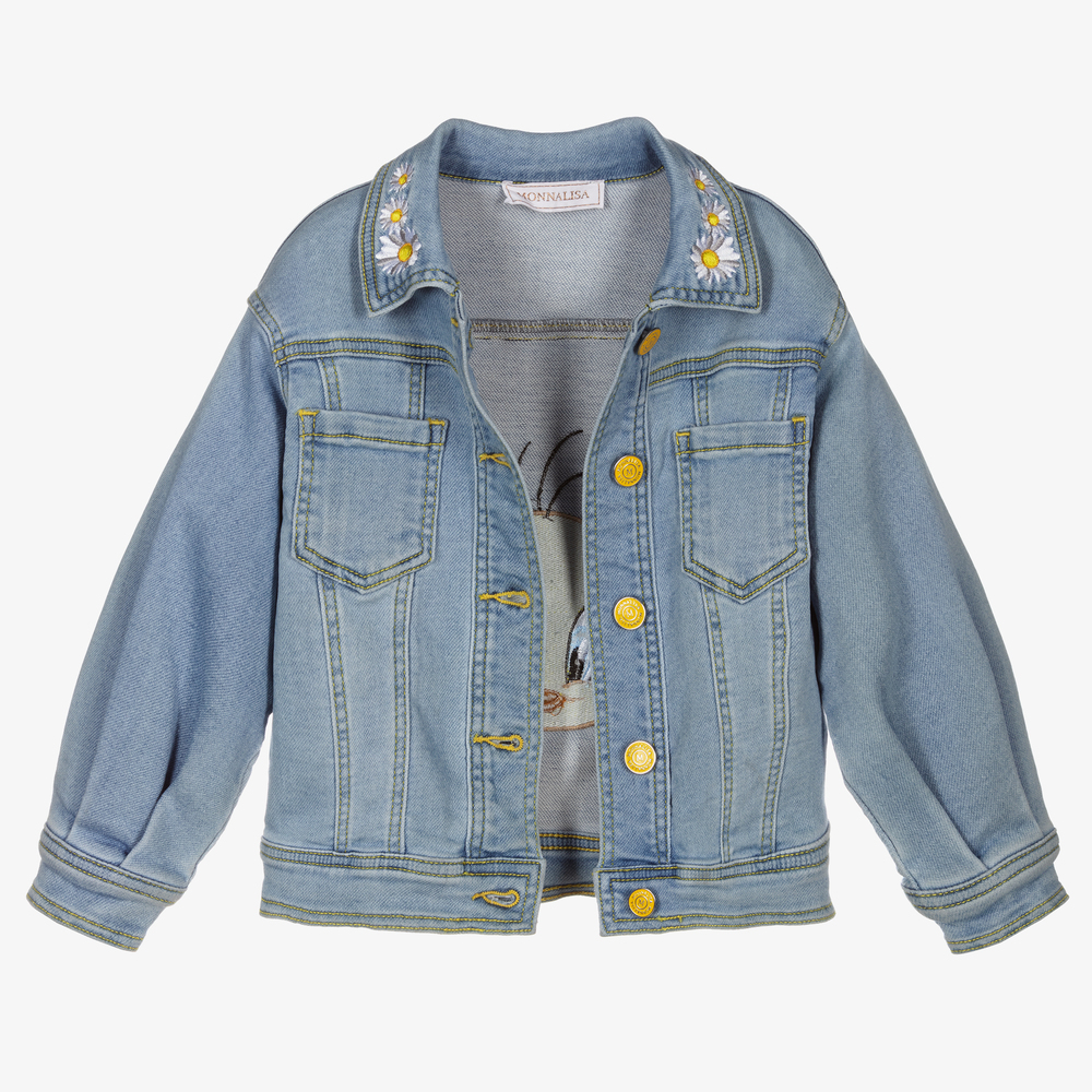 Monnalisa-Голубая куртка с Твити для девочек | Childrensalon Outlet