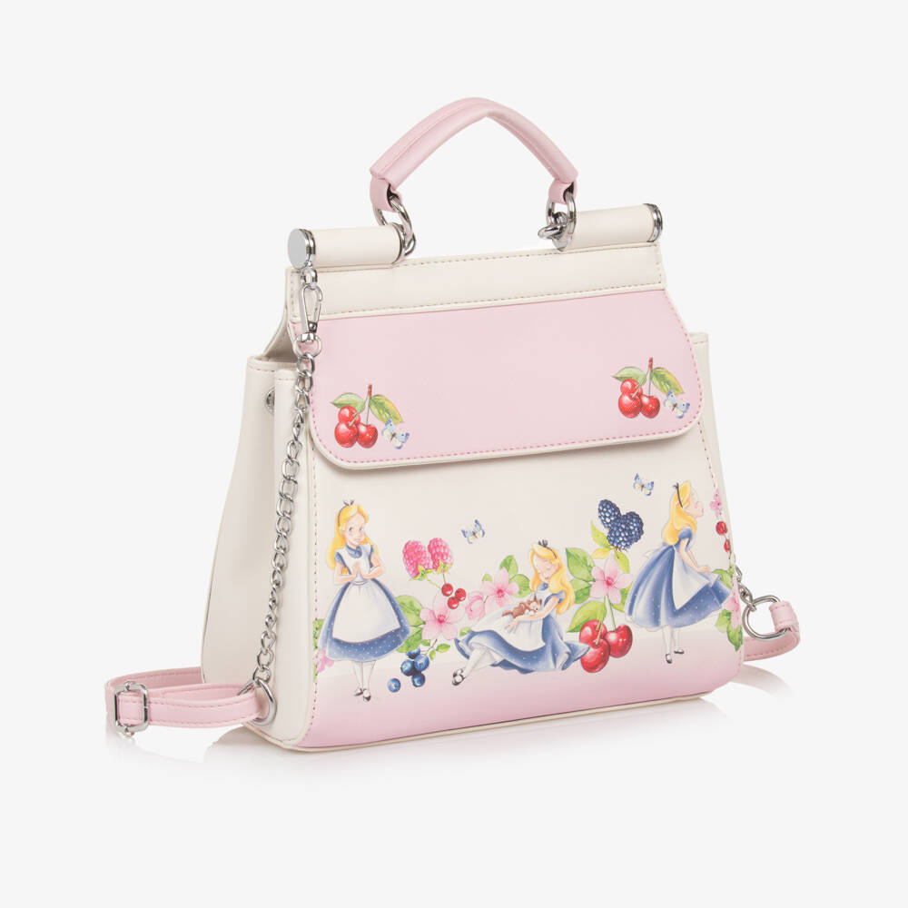 Monnalisa-Girls Charming White Wonderland Purse | Childrensalon Outlet