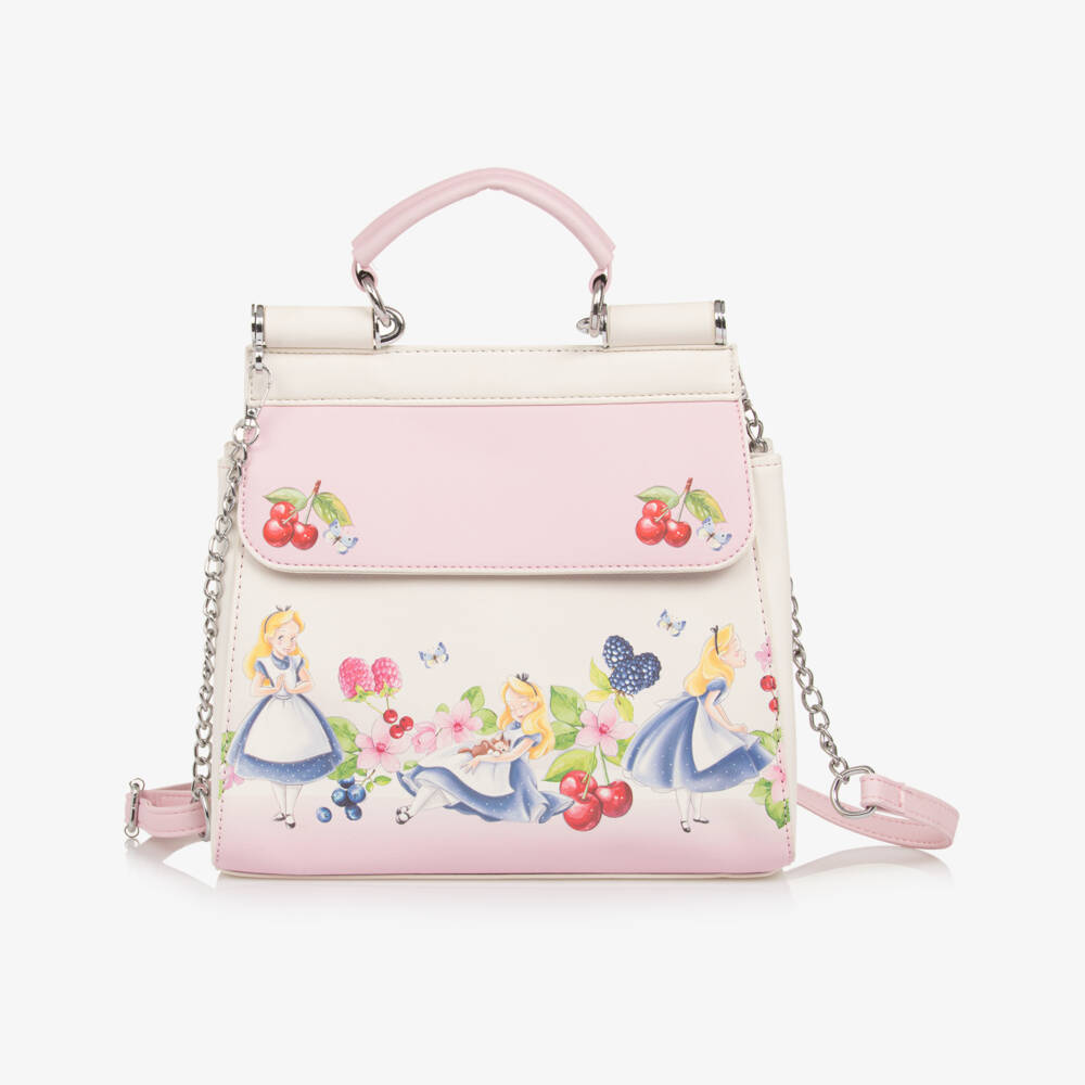 Monnalisa-Girls Charming White Wonderland Purse | Childrensalon Outlet