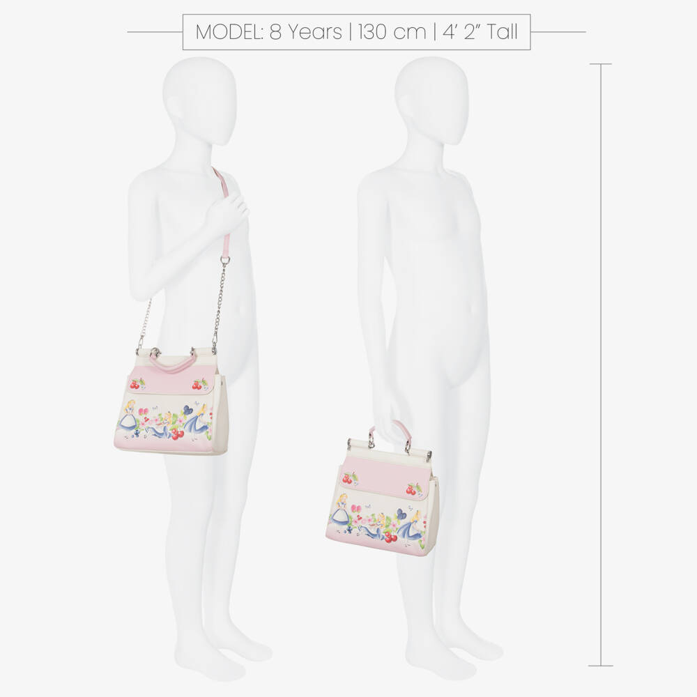 Monnalisa-Girls Charming White Wonderland Purse | Childrensalon Outlet