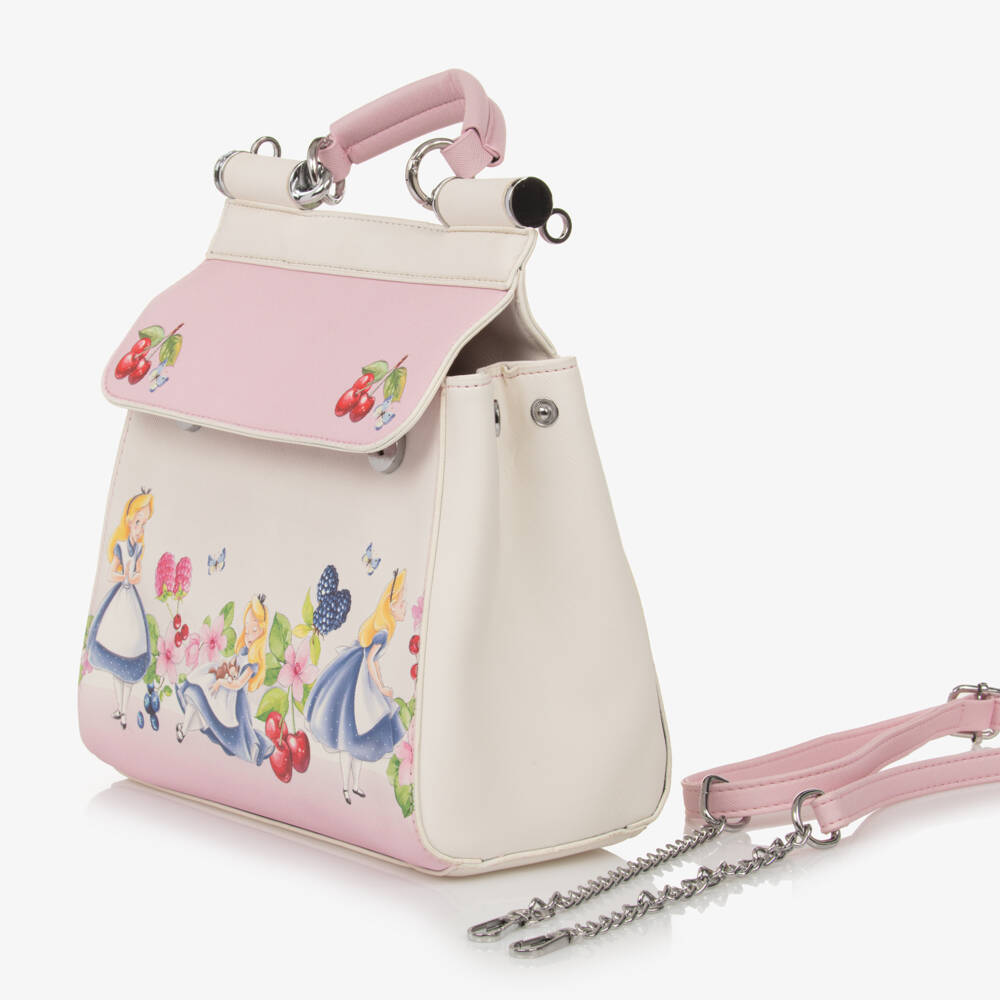 Monnalisa-Girls Charming White Wonderland Purse | Childrensalon Outlet