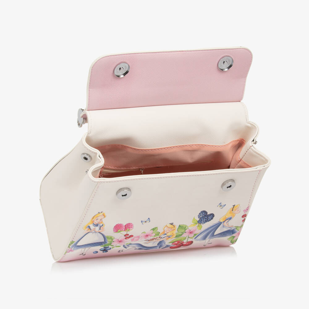 Monnalisa-Girls Charming White Wonderland Purse | Childrensalon Outlet