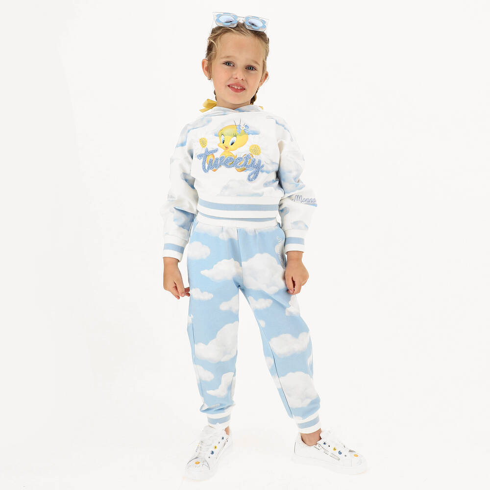 Monnalisa-Худи с облаками и Твити для девочек | Childrensalon Outlet