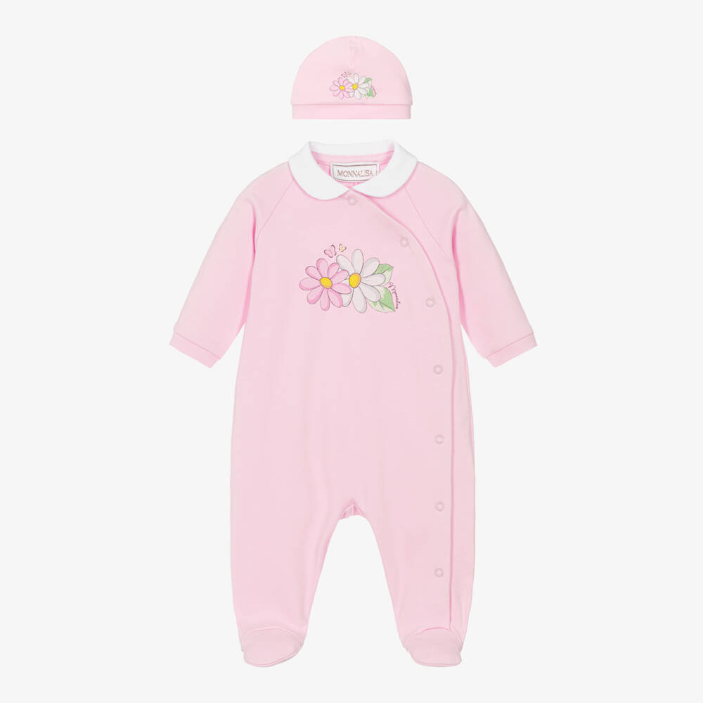 Monnalisa-Детский комплект из хлопка с ромашками для девочек | Childrensalon Outlet