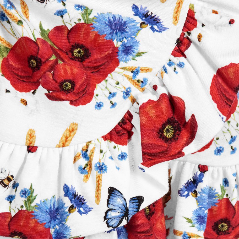 Monnalisa Bebé-Girls Cotton Jersey Dress  | Childrensalon Outlet