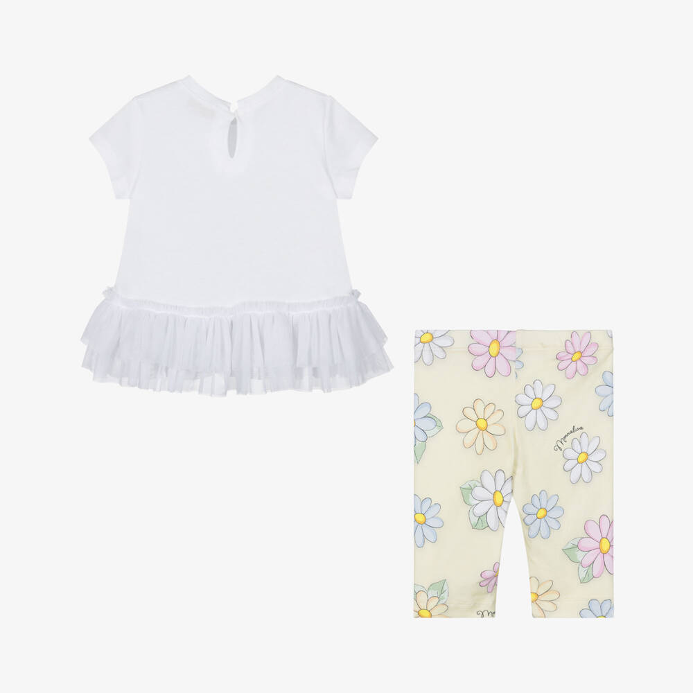 Monnalisa-Комплект леггинсов Daisy Delight для девочек | Childrensalon Outlet