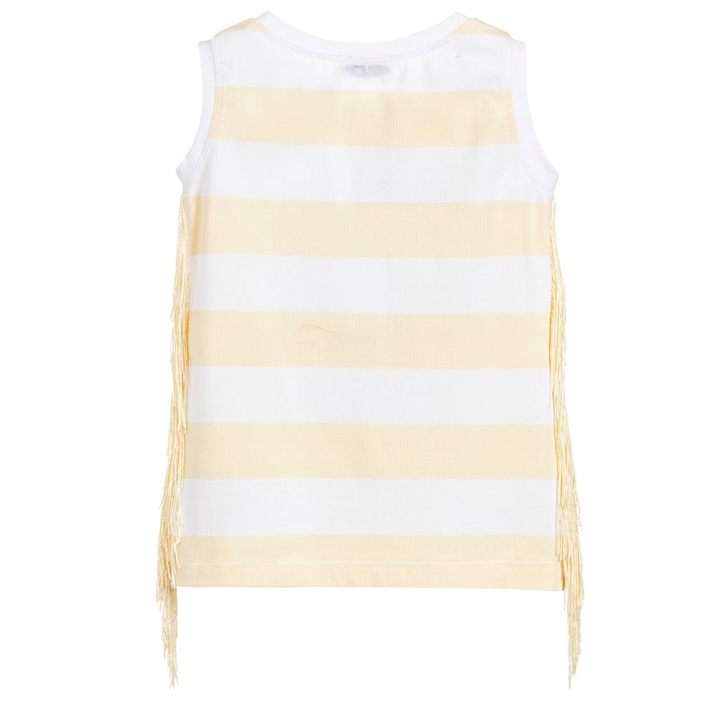 Monnalisa Bimba-توب قطن بطبعة جانغل بوك لون أصفر | Childrensalon Outlet