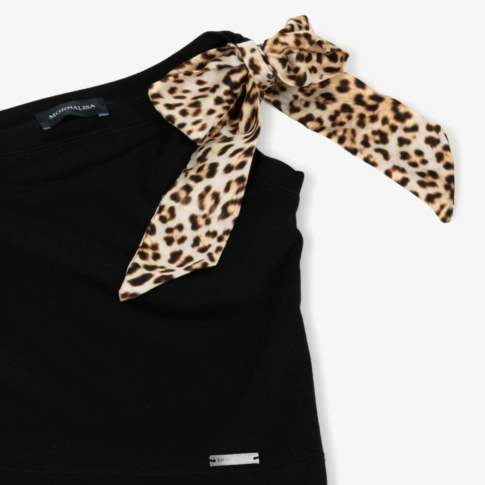 Monnalisa-Элегантный черный топ для девочек | Childrensalon Outlet