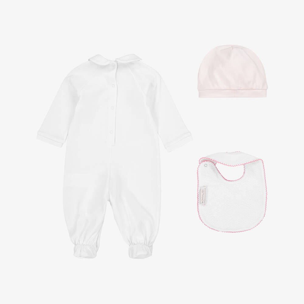 Monnalisa-طقم قطني فاخر للبنات بلون الورد | Childrensalon Outlet