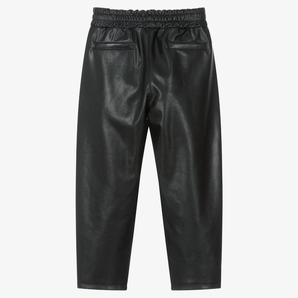 Monnalisa-Брюки из искусственной кожи | Childrensalon Outlet