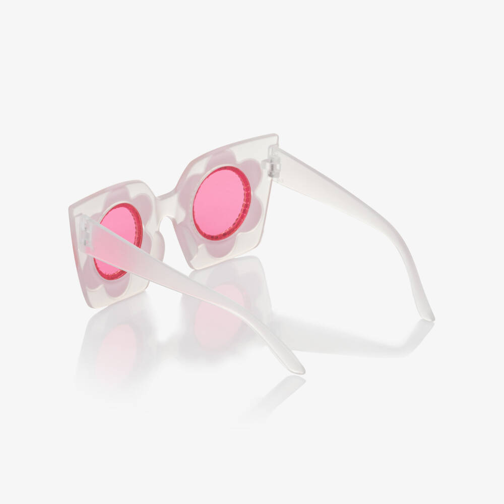 Monnalisa-نظارات شمسية وردية مزهرة للبنات | Childrensalon Outlet