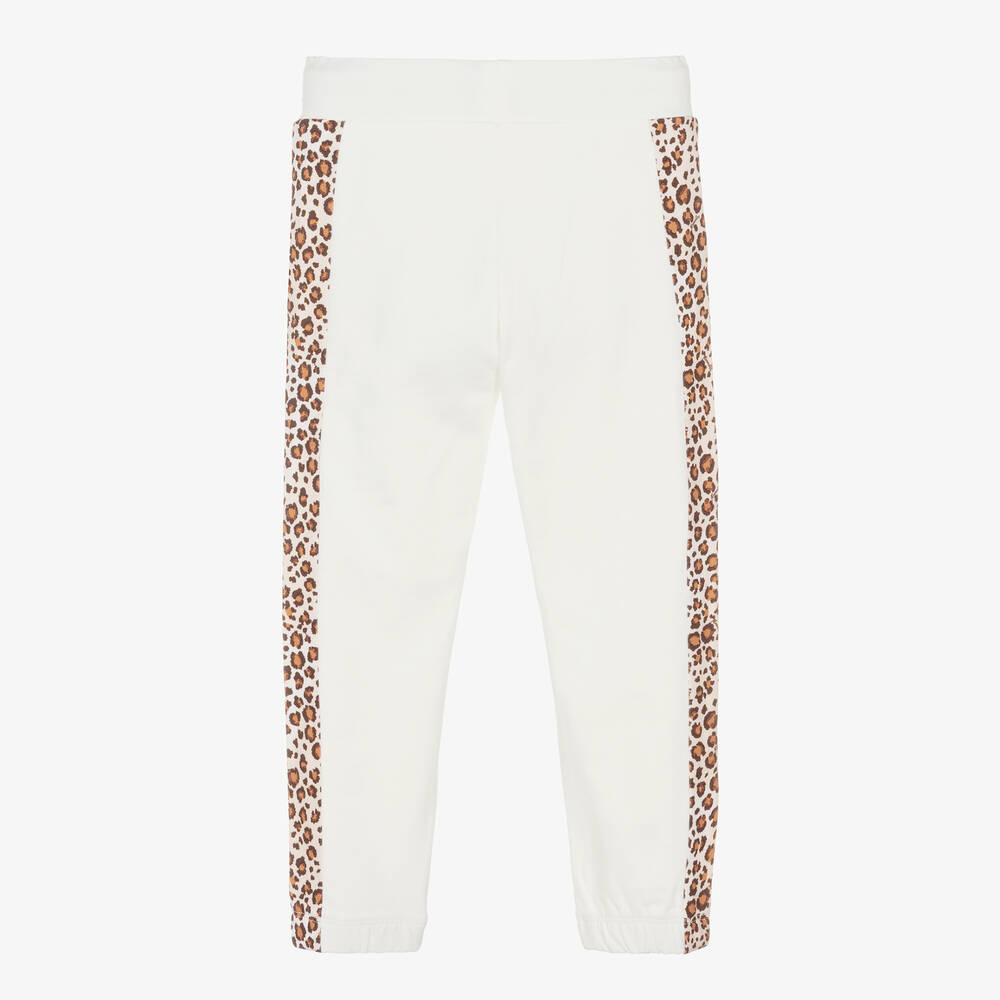 Monnalisa-جوغرز قطن جيرسي لون عاجي للبنات | Childrensalon Outlet