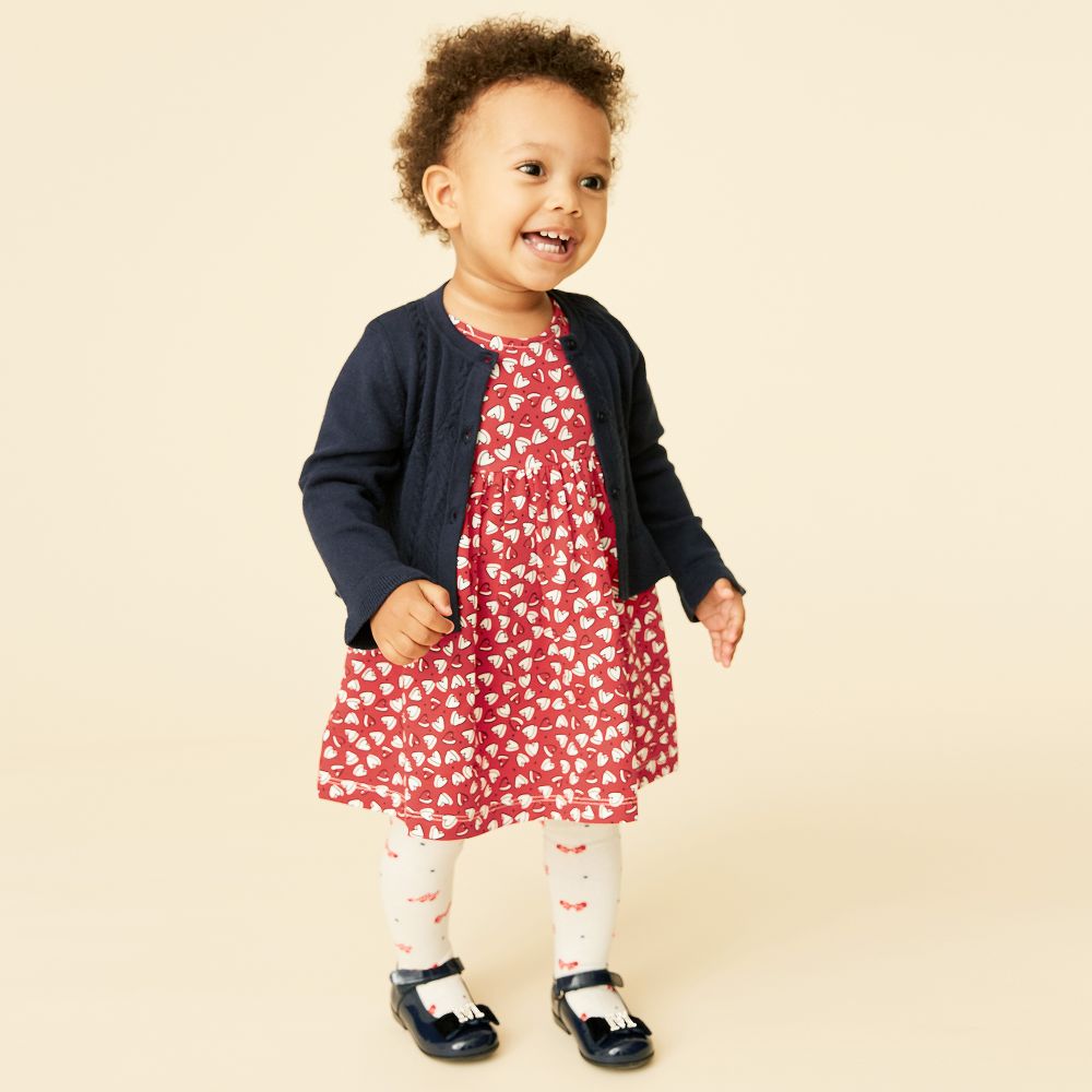 Monnalisa Girls Ivory Cotton Tights