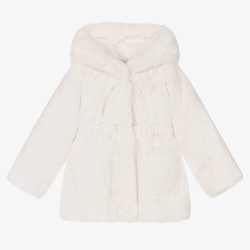 Monnalisa fur coat new arrivals