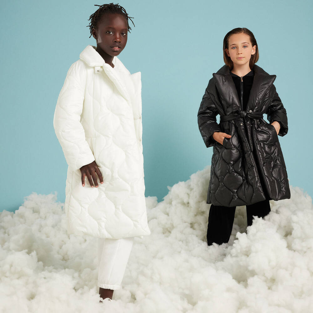 Girls ivory coat online