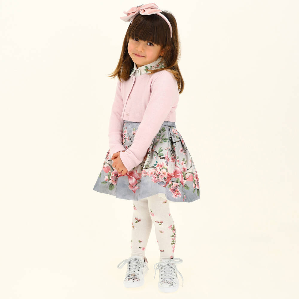Monnalisa-Girls Ivory Viscose Blouse | Childrensalon Outlet
