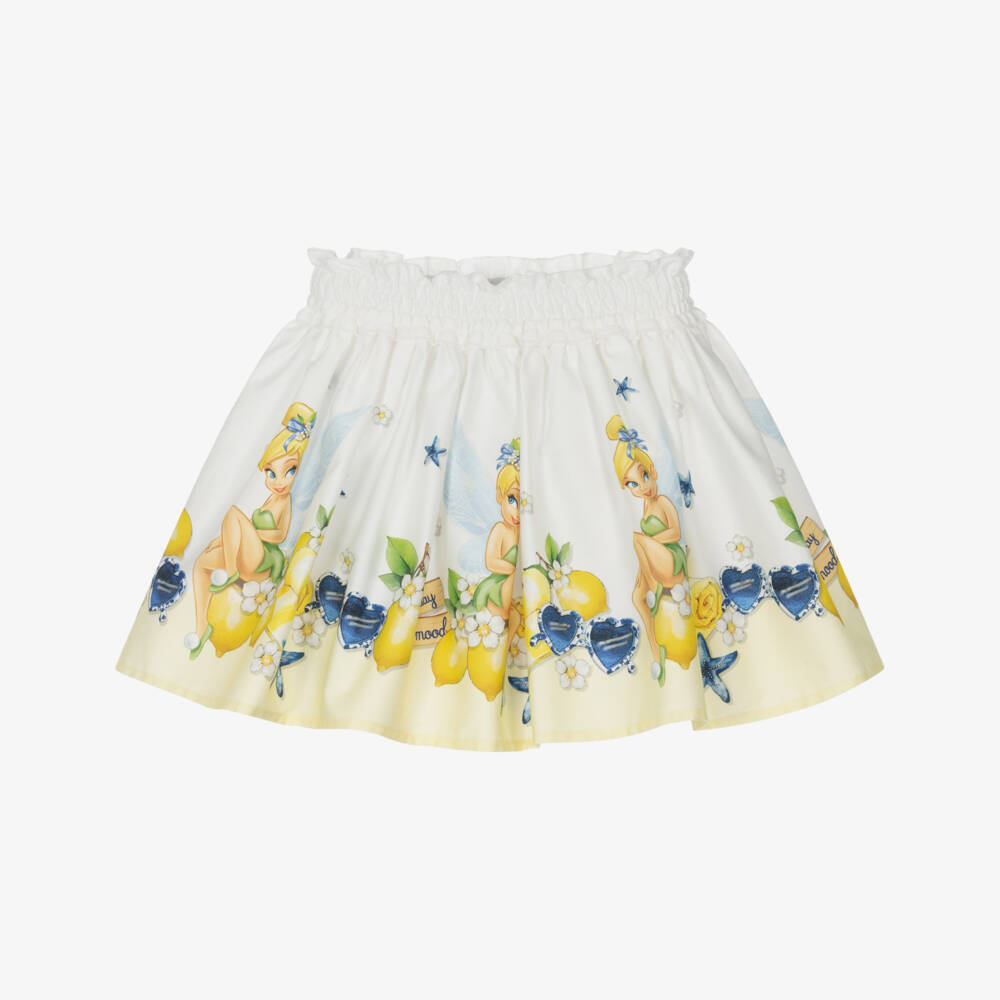 Monnalisa-Белая юбка Tinkerbell для девочек | Childrensalon Outlet