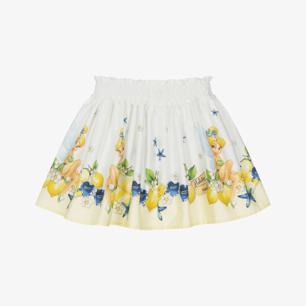 Monnalisa-Белая юбка Tinkerbell для девочек | Childrensalon Outlet