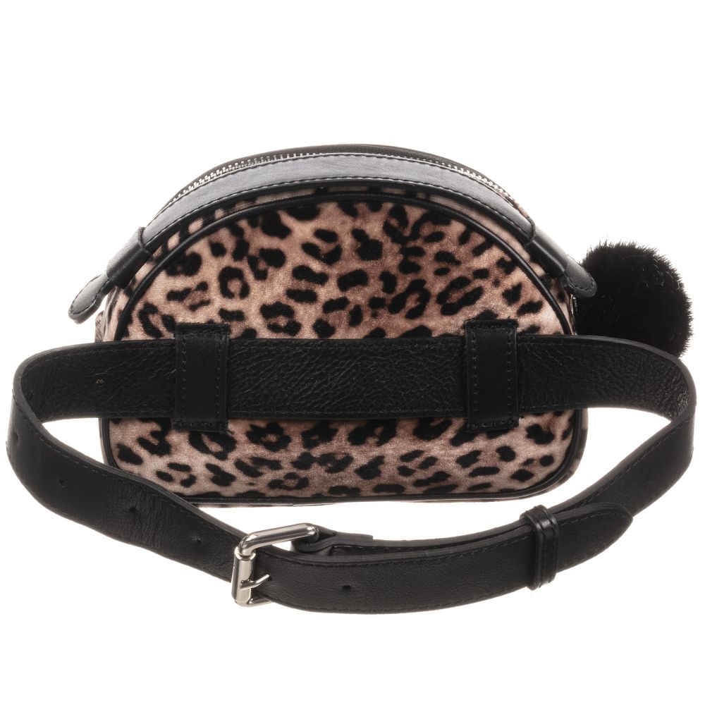 Monnalisa-Girls Leopard Print Bag (64cm) | Childrensalon Outlet