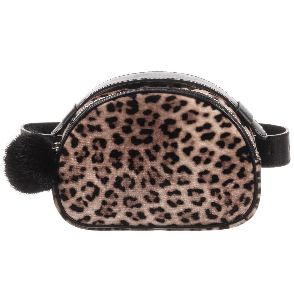 Monnalisa-Girls Leopard Print Bag (64cm) | Childrensalon Outlet