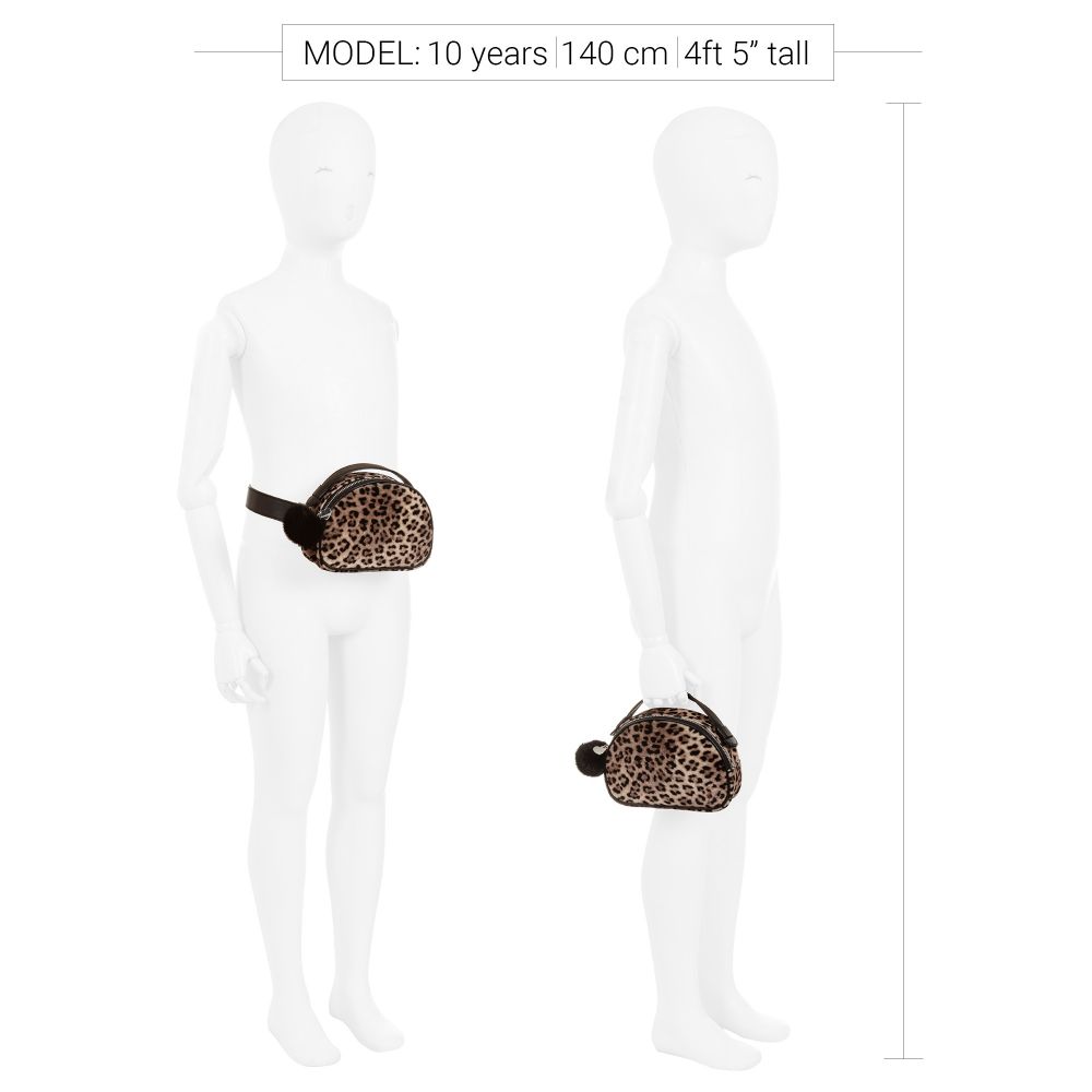 Girls leopard print bag best sale