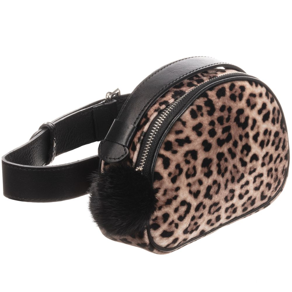 Monnalisa - Girls Leopard Print Bag (64cm) | Childrensalon