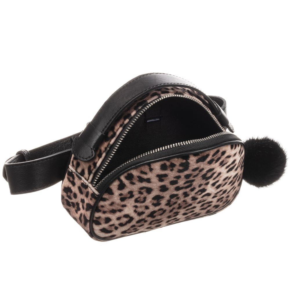 Monnalisa-Girls Leopard Print Bag (64cm) | Childrensalon Outlet