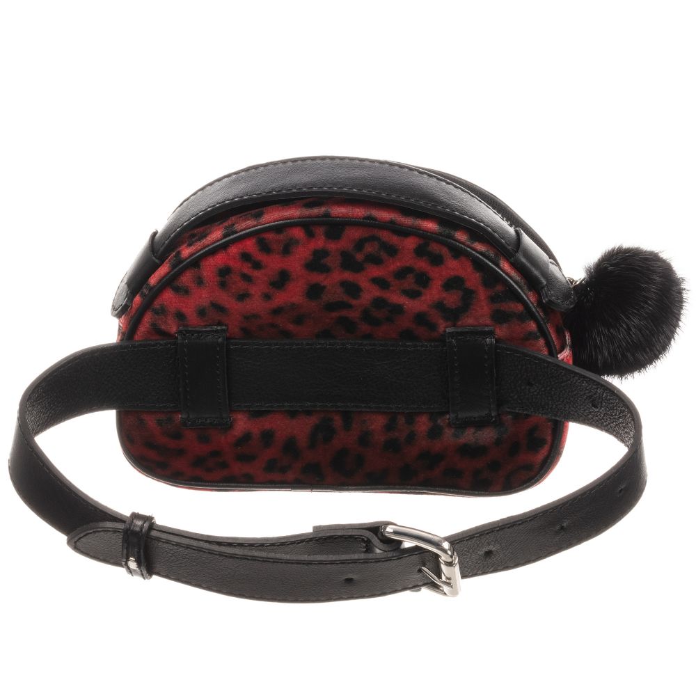 Monnalisa-Girls Leopard Print Bag (64cm) | Childrensalon Outlet