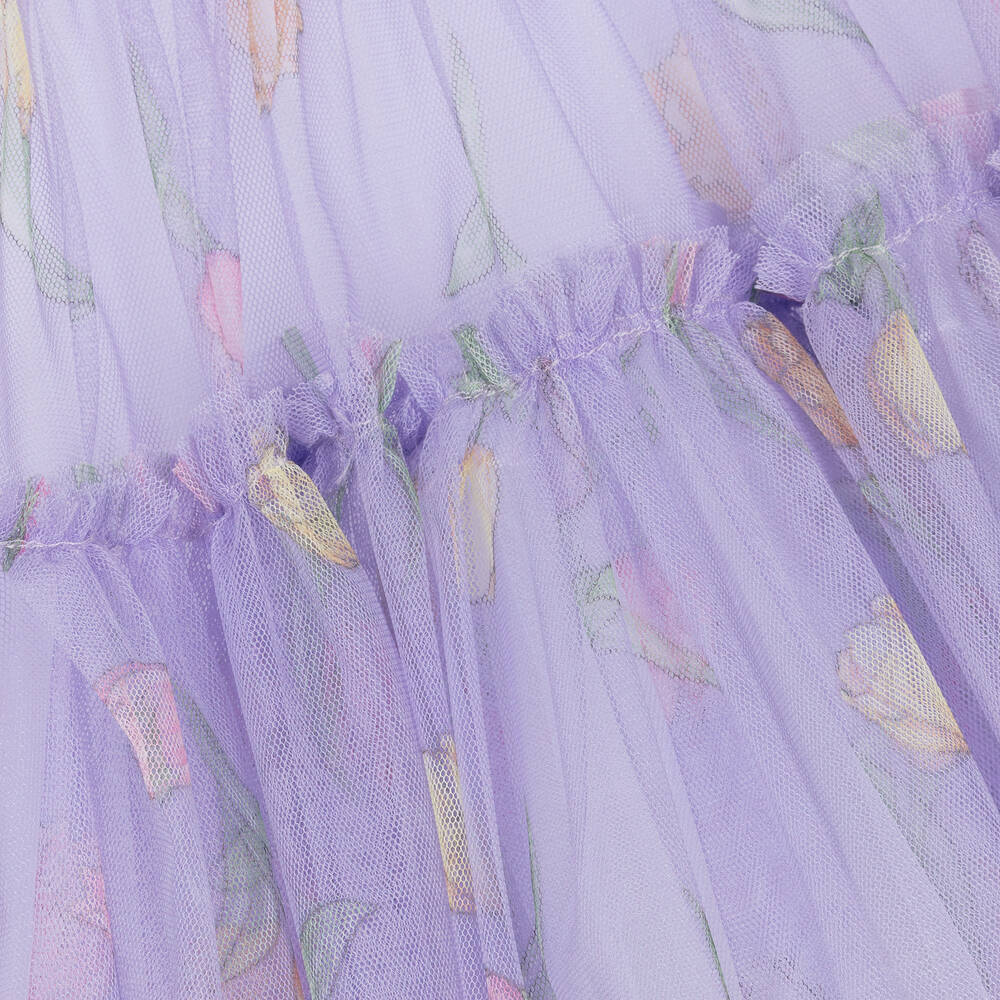 Monnalisa-فستان تول لون بنفسجي | Childrensalon Outlet