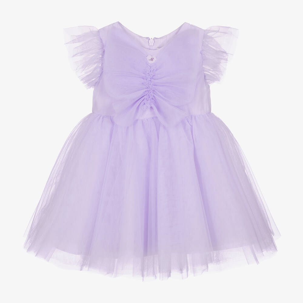 Monnalisa - Robe lilas en tulle fille | Childrensalon