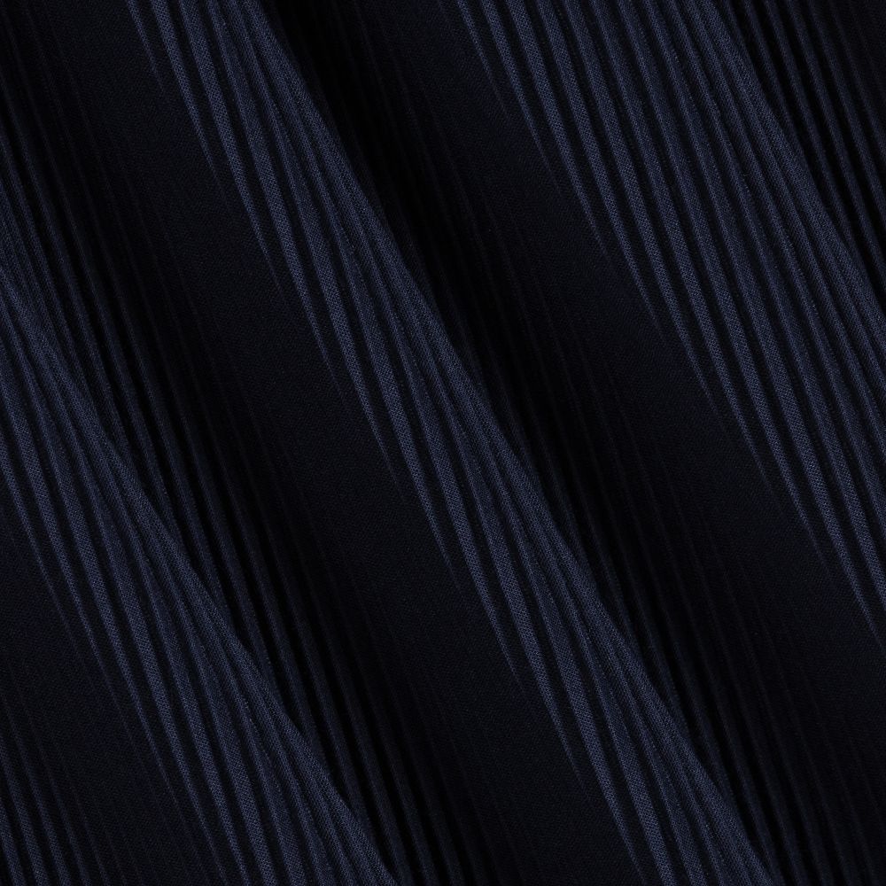 Monnalisa-Girls Navy Blue Pleated Dress | Childrensalon Outlet