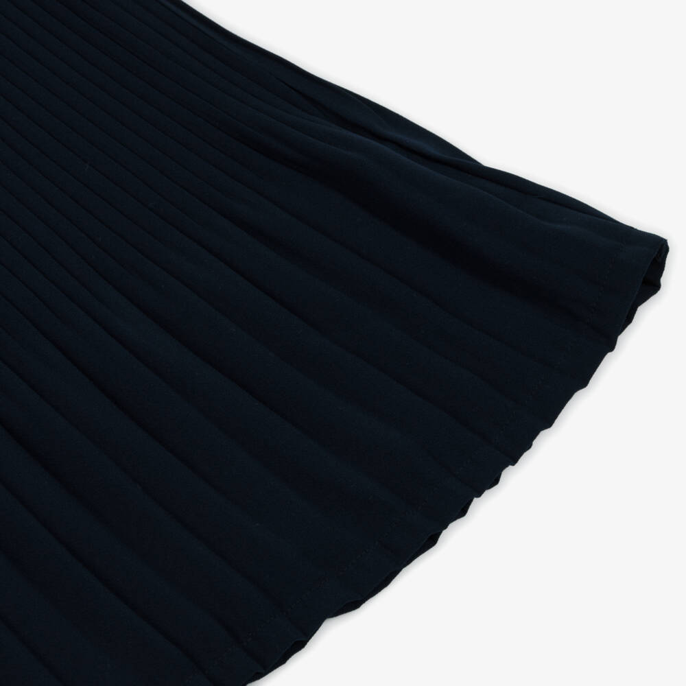 Monnalisa-Платье синий с воротником для девочек | Childrensalon Outlet