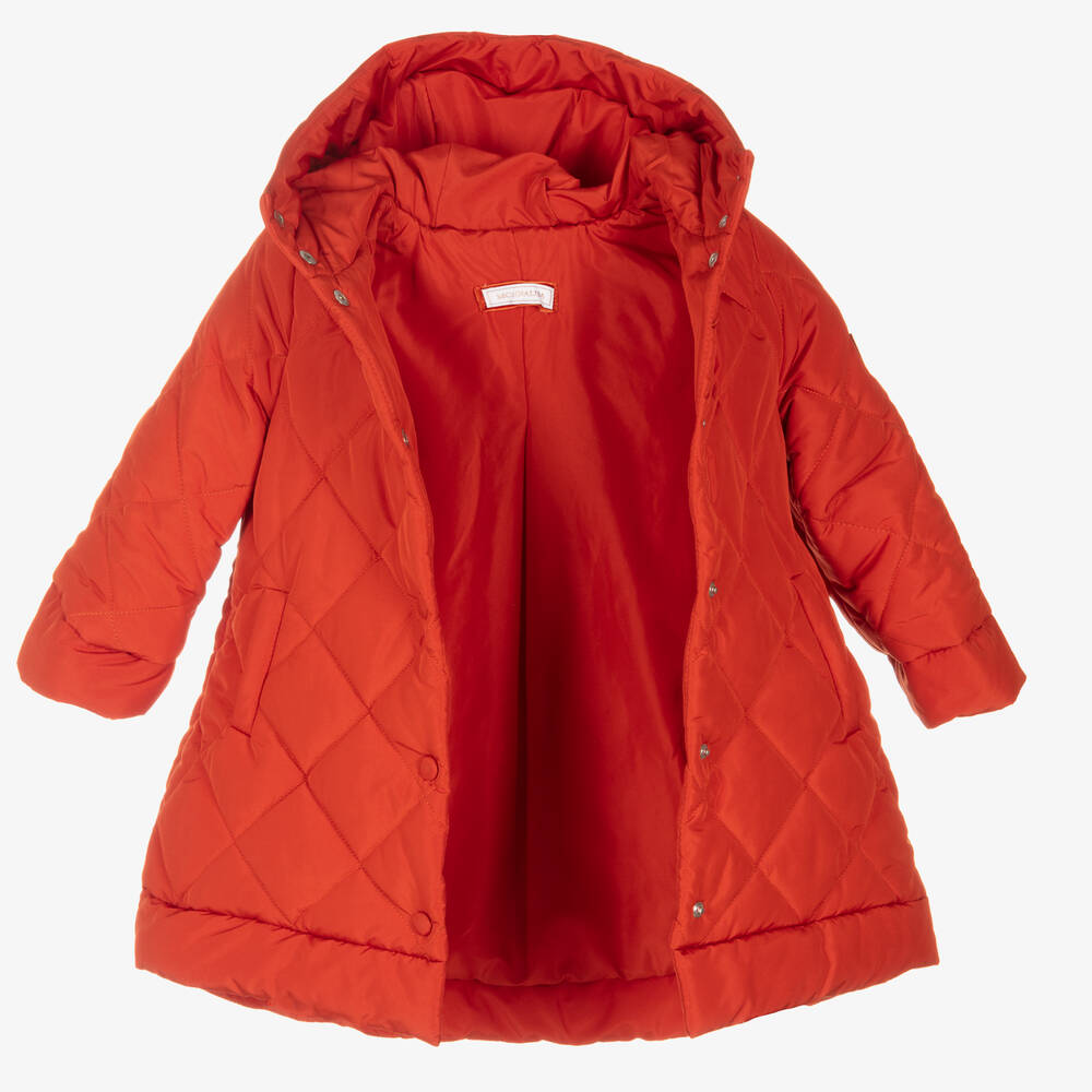 Girls sales orange coat