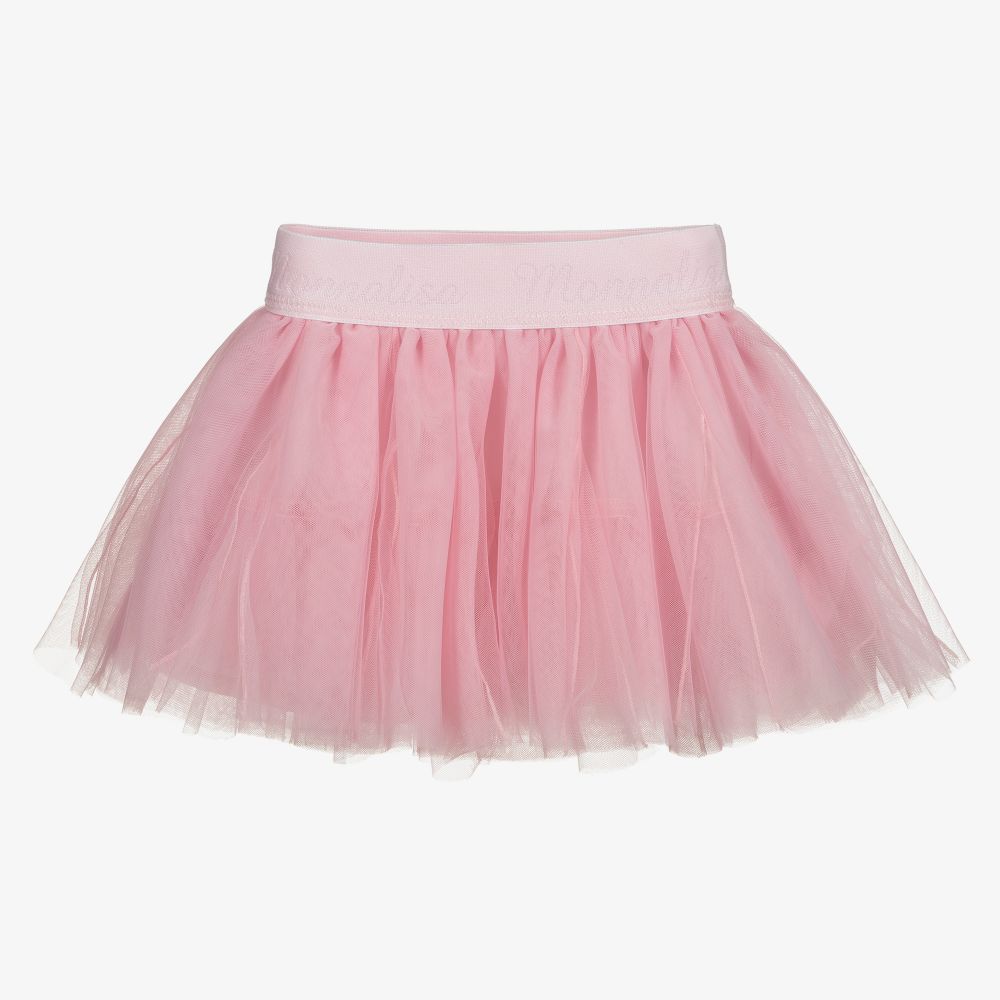 Monnalisa - Girls Pale Pink Tutu Skirt  | Childrensalon