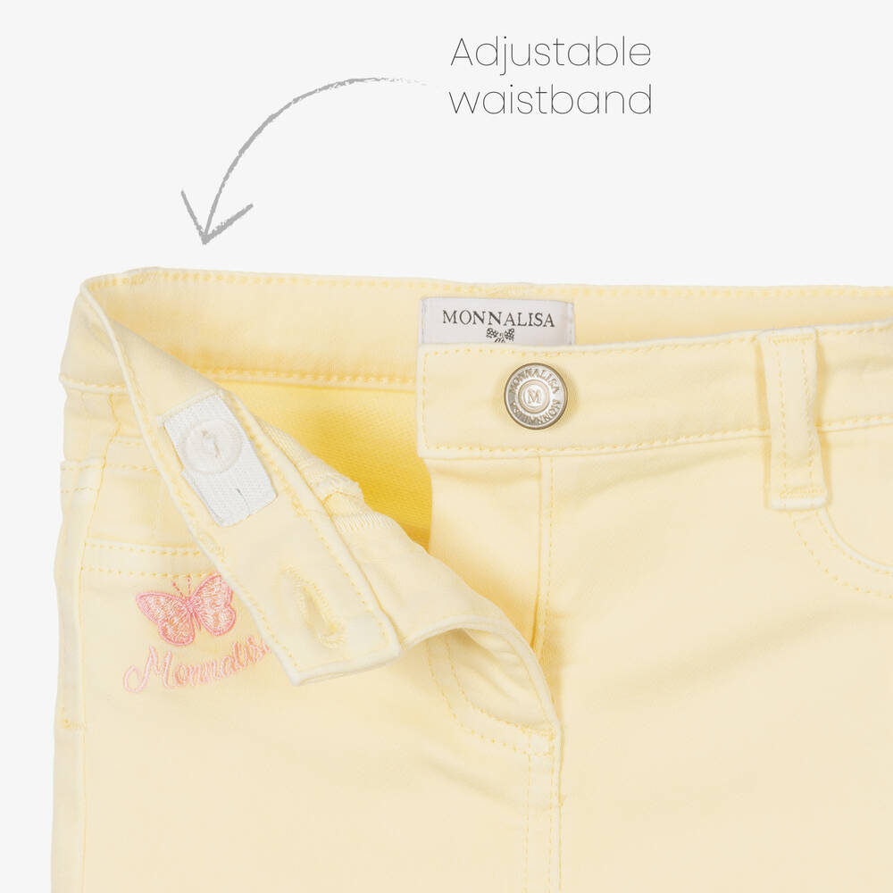 Pale yellow 2025 skinny jeans