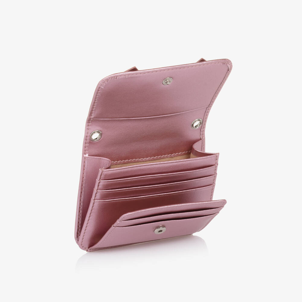 Monnalisa-Girls Petite Pink Bow Handbag | Childrensalon Outlet