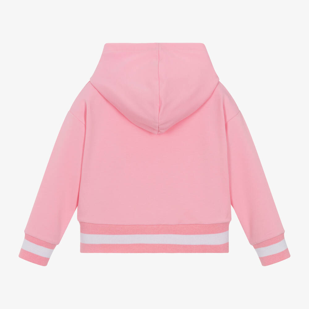 Monnalisa-Girls Pink Cotton Barbie Sweatshirt | Childrensalon Outlet