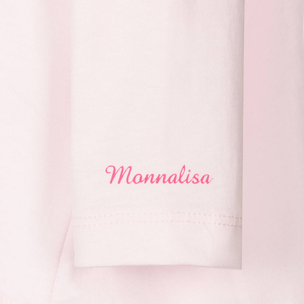 Monnalisa-Girls Pink Cotton Disney Top | Childrensalon Outlet