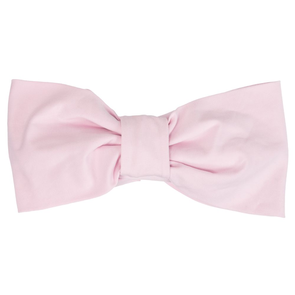 Monnalisa-Girls Pink Cotton Headband | Childrensalon Outlet
