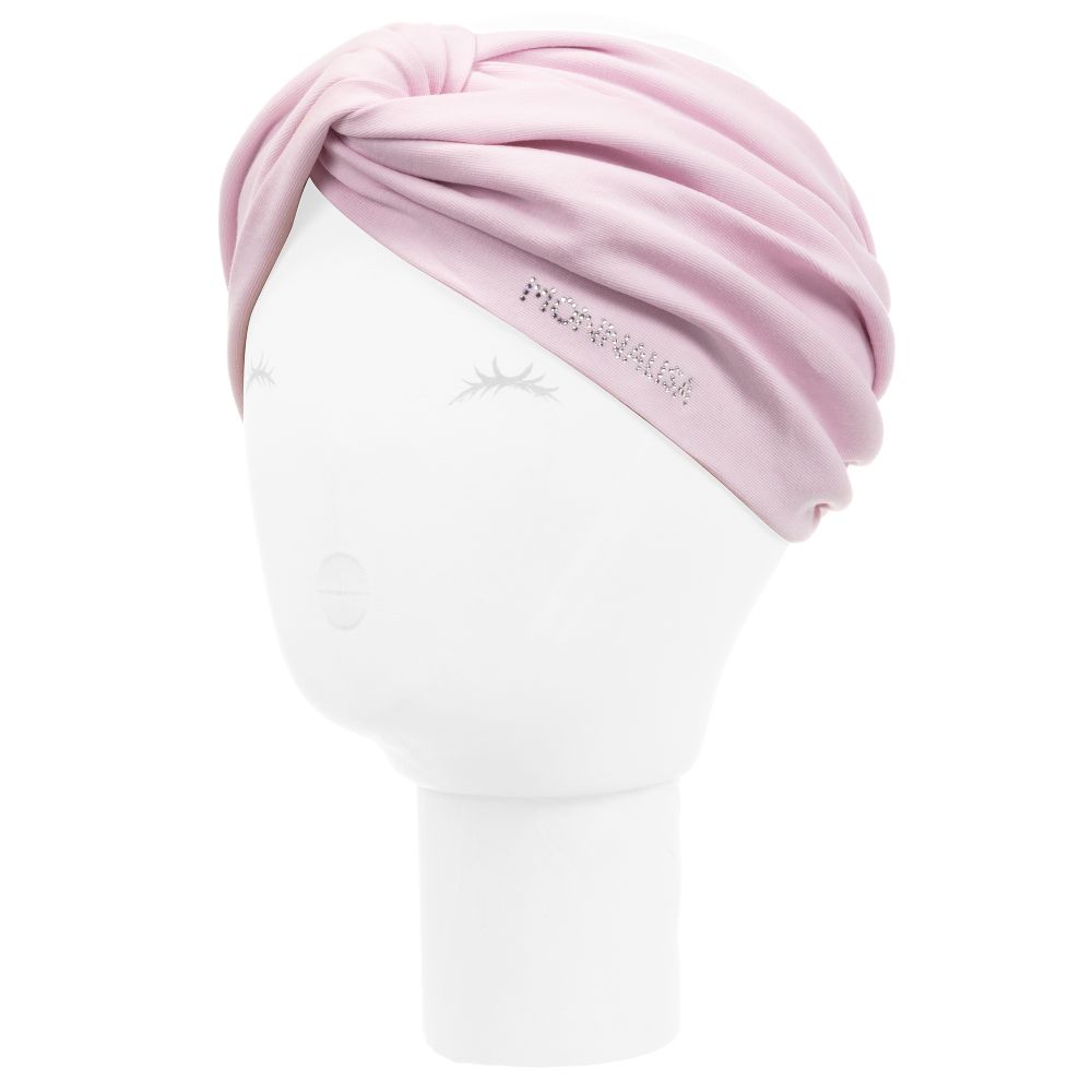 Monnalisa-Girls Pink Cotton Headband | Childrensalon Outlet