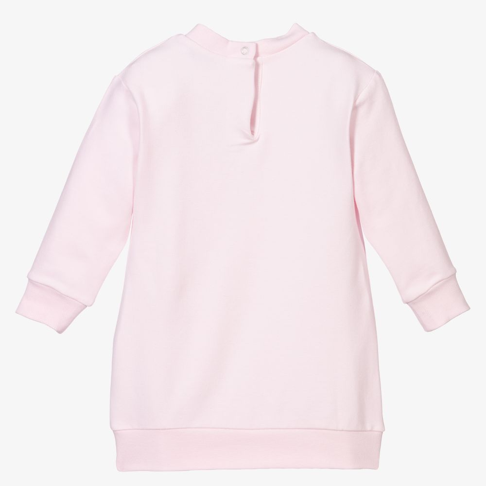 Monnalisa-فستان قطن جيرسي لون زهري | Childrensalon Outlet