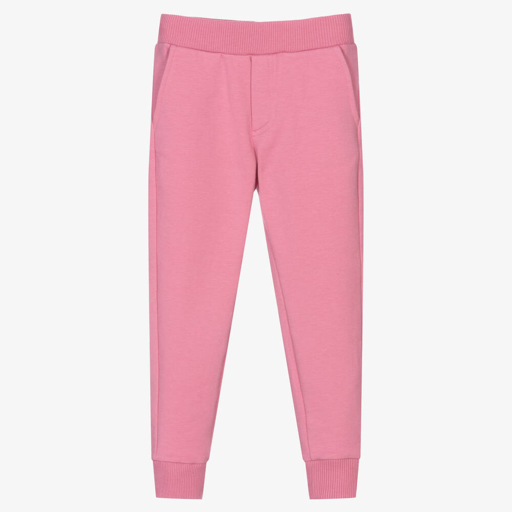 Monnalisa - Pantalon de jogging rose en coton fille | Childrensalon