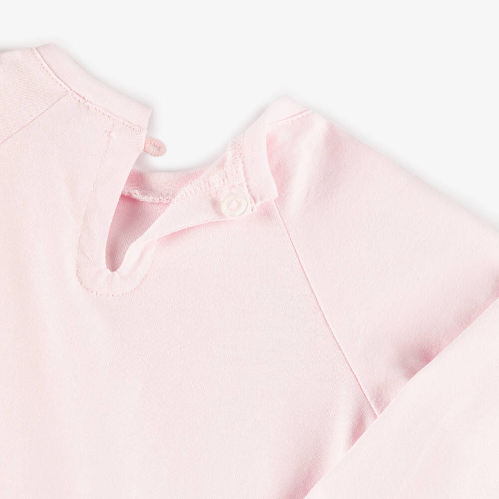 Monnalisa-فستان تول وردي للبنات مزين بقلوب | Childrensalon Outlet