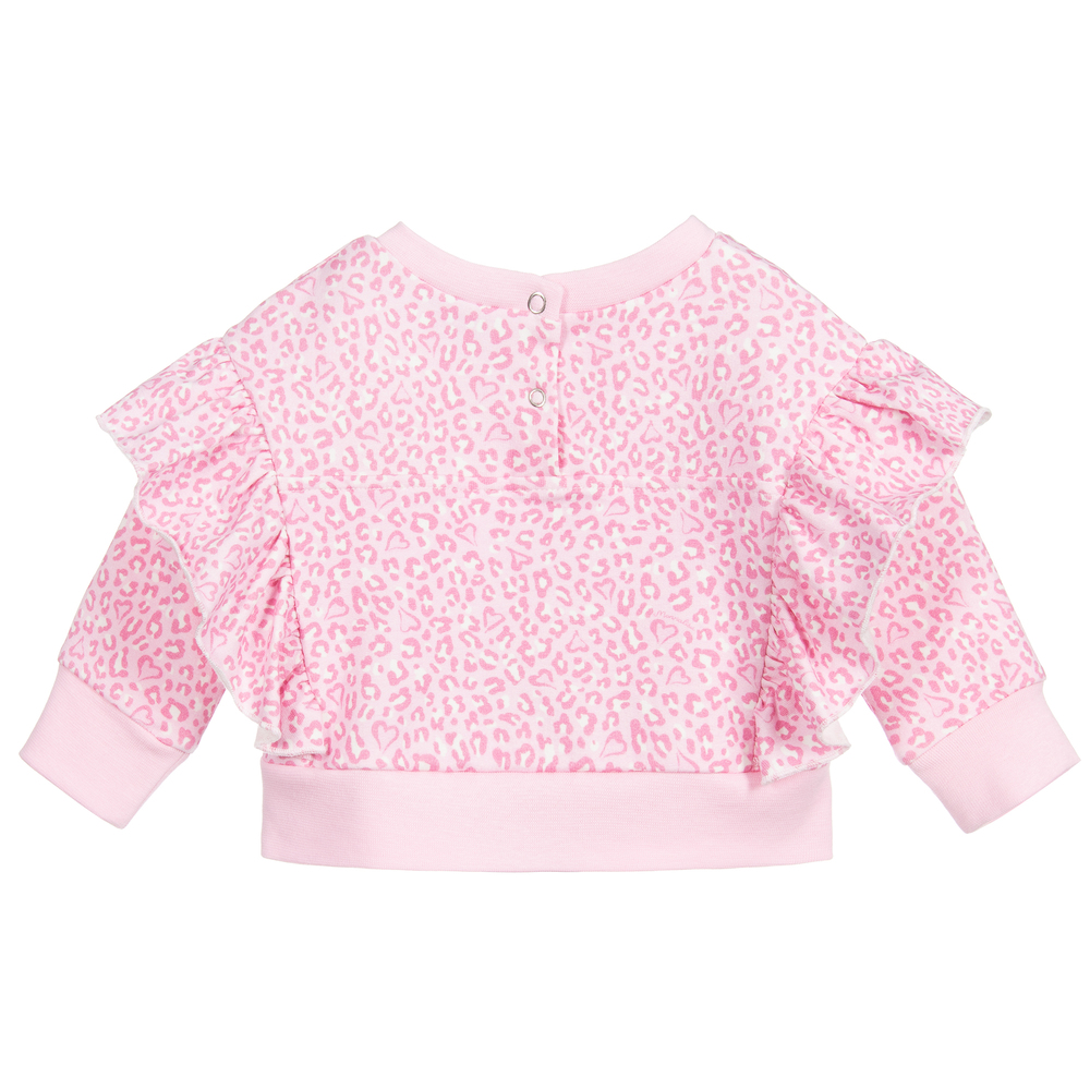 Monnalisa-Girls Pink Disney Sweatshirt | Childrensalon Outlet