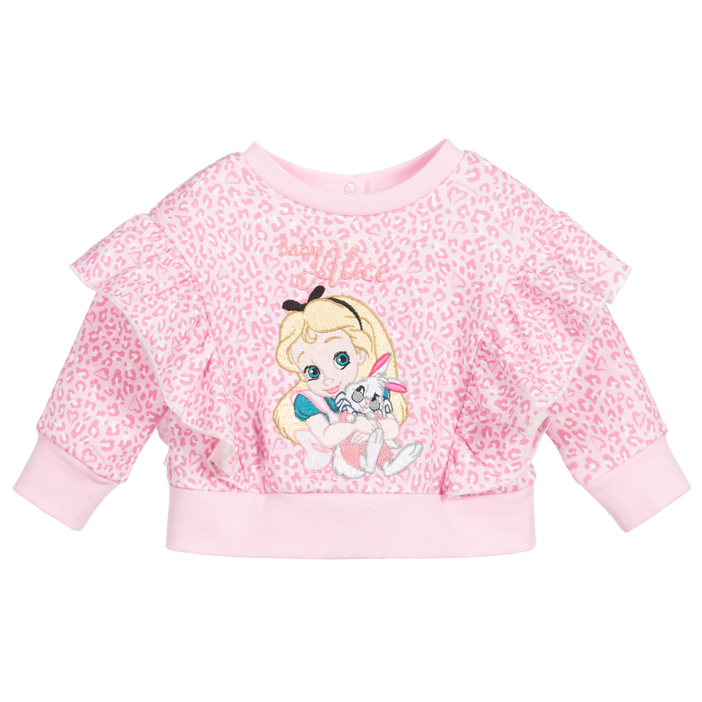 Monnalisa - Sweat-shirt Disney rose Fille | Childrensalon