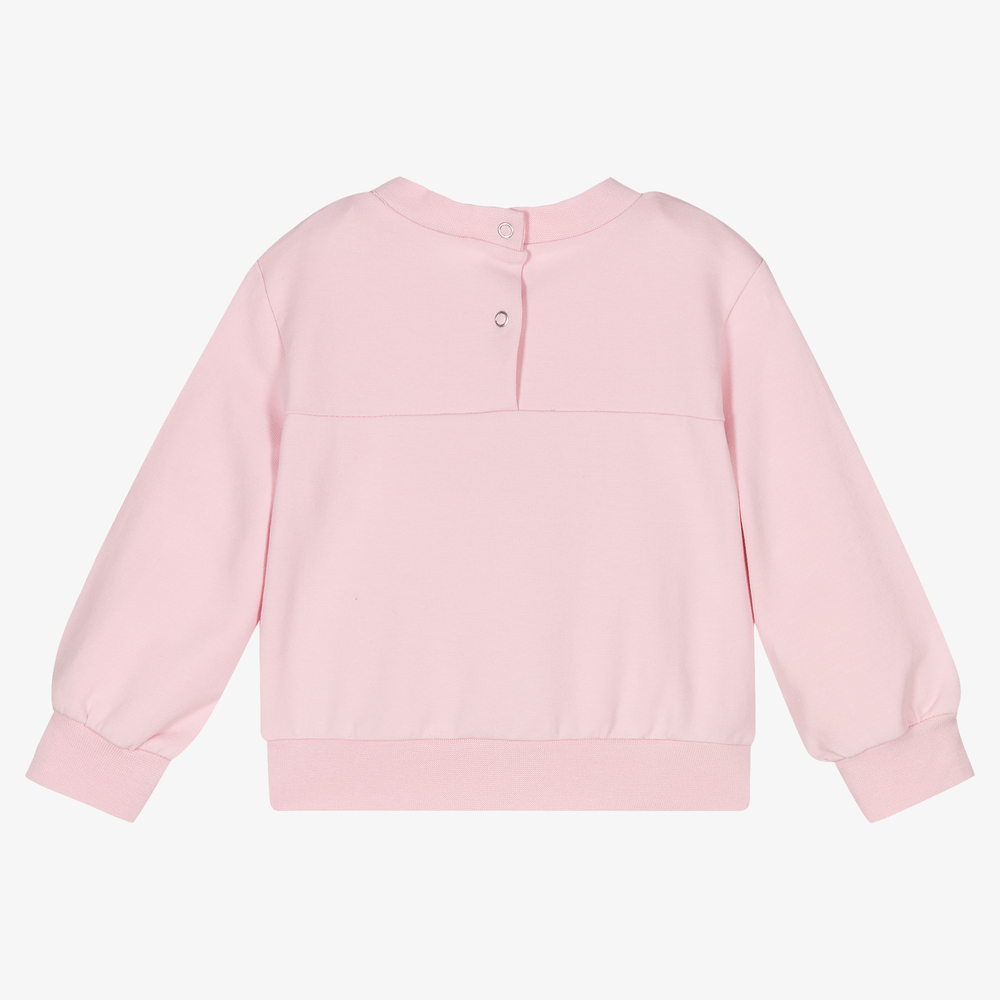 Monnalisa-Girls Pink Disney Sweatshirt | Childrensalon Outlet