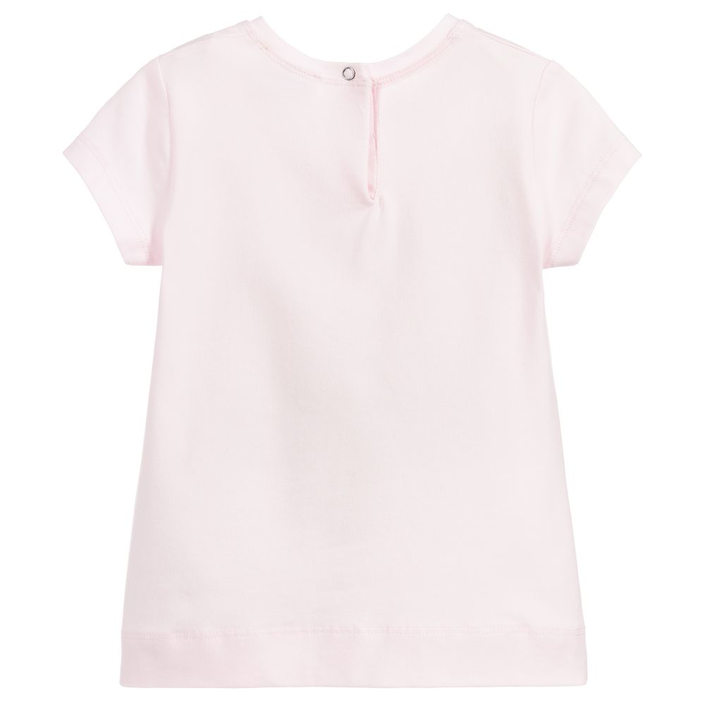 Monnalisa-Girls Pink Disney T-Shirt | Childrensalon Outlet